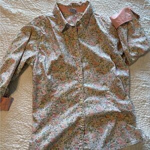 IZOD Floral Button-up